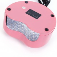 China ISO Certificate Factory Free Design Red Light Led Gel Nails Art Mini UV Lamp Nail Dryer